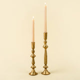 Gold Petra Forged Candlestick