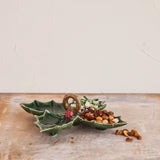 Ceramic Holly Leaf