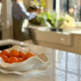 19" large wavy bowl