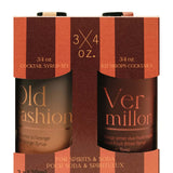 Old Fashioned and Vermillion set
