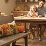 Pumpkins Cream Hook Pillow