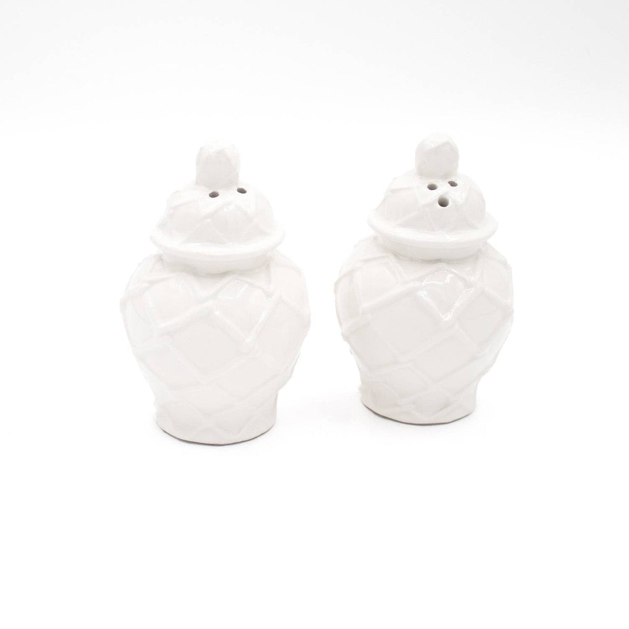 Textured Jar Salt & Pepper Shaker Boxed Set