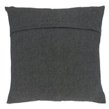 Throw Pillow with Embroidered Sheep Design