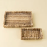 Rectangular Travertine Tray