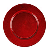 Red Glass Charger