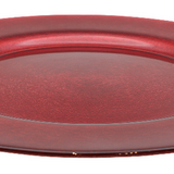 Red Glass Charger