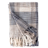 Bowring Cortina Throw | Taupe/Grey