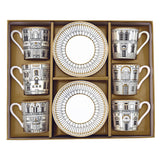 Palazzo Espresso Cup & Saucer | Set of 6