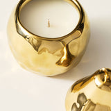 Spiced Pear Ceramic Fruit Candle