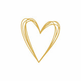Pure Heart Gold Beverage Napkin