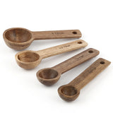 Acacia Measuring Spoons - set of 4