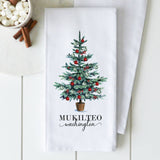 Christmas Tree Custom Tea Towel