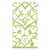 Algarve Paper Linen Guest Towel Napkins in Moss - 12 Per Package
