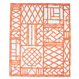 Bamboo Screen Coral Paper Linen Guest Towel Napkins - 12 Per Package