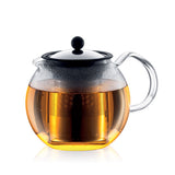 Teapot with stainless steel filter