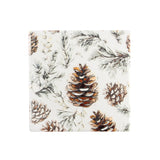 Pinecone Firs Textured Ceramic Coaster