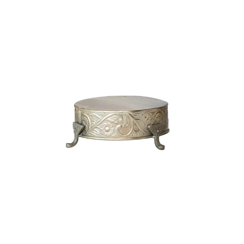 Decorative Embossed Metal Foot