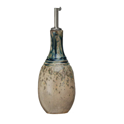Stoneware Oil Cruet
