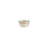 Hand-Painted Stoneware Bowl with Design