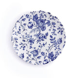 Vintage Scalloped Appetizer Plate Set