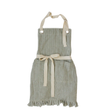 Ruffle Pin Stripe Apron