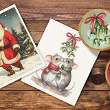 Vintage Santa Dishcloth