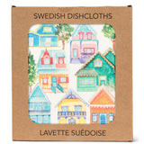 Colourful Houses Dishcloth