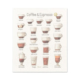Coffee & Espresso Dishcloth