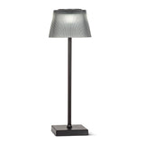 Fluted Shade LED Outdoor Table Lamp