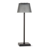 Fluted Shade LED Outdoor Table Lamp
