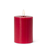 Red Pillar LED Candle