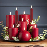 Red Pillar LED Candle