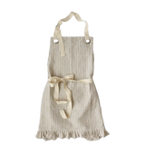 Ruffle Pin Stripe Apron