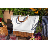 Willow and Fabric Cooler Bag