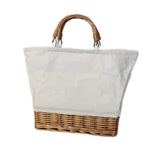 Willow and Fabric Cooler Bag