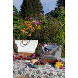 Willow and Striped Fabric Cooler Bag