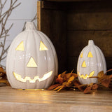 Glazed Ceramic Jack O' Lanterns