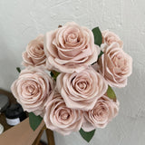 Silk Rose Flower Bunch | 16"t