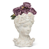 Small Woman with Shells Planter