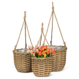 Hanging Baskets with Handles.