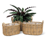 Oval Baskets with Handles