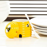 Beehive Covered Jar with Spoon
