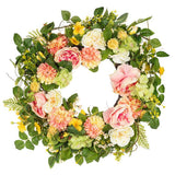 Peony Wreath