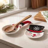 Happy Snowman Spoon Rest
