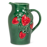 Strawberry & Leaf Jug