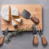 Walnut Handled Cheese Knives| Set of 4