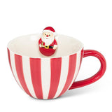 Santa Striped Mug