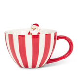Santa Striped Mug