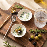 Small Dish with Olive Branch