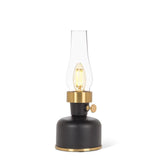 Small Lantern LED Lamp w/Chimney
